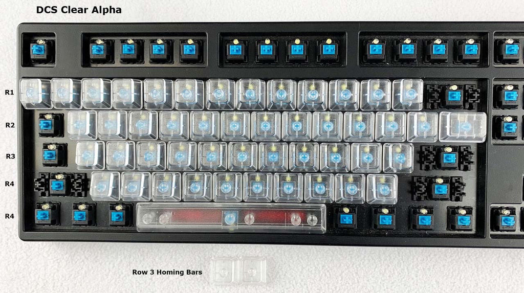 DCS Clear - Individual Keycaps