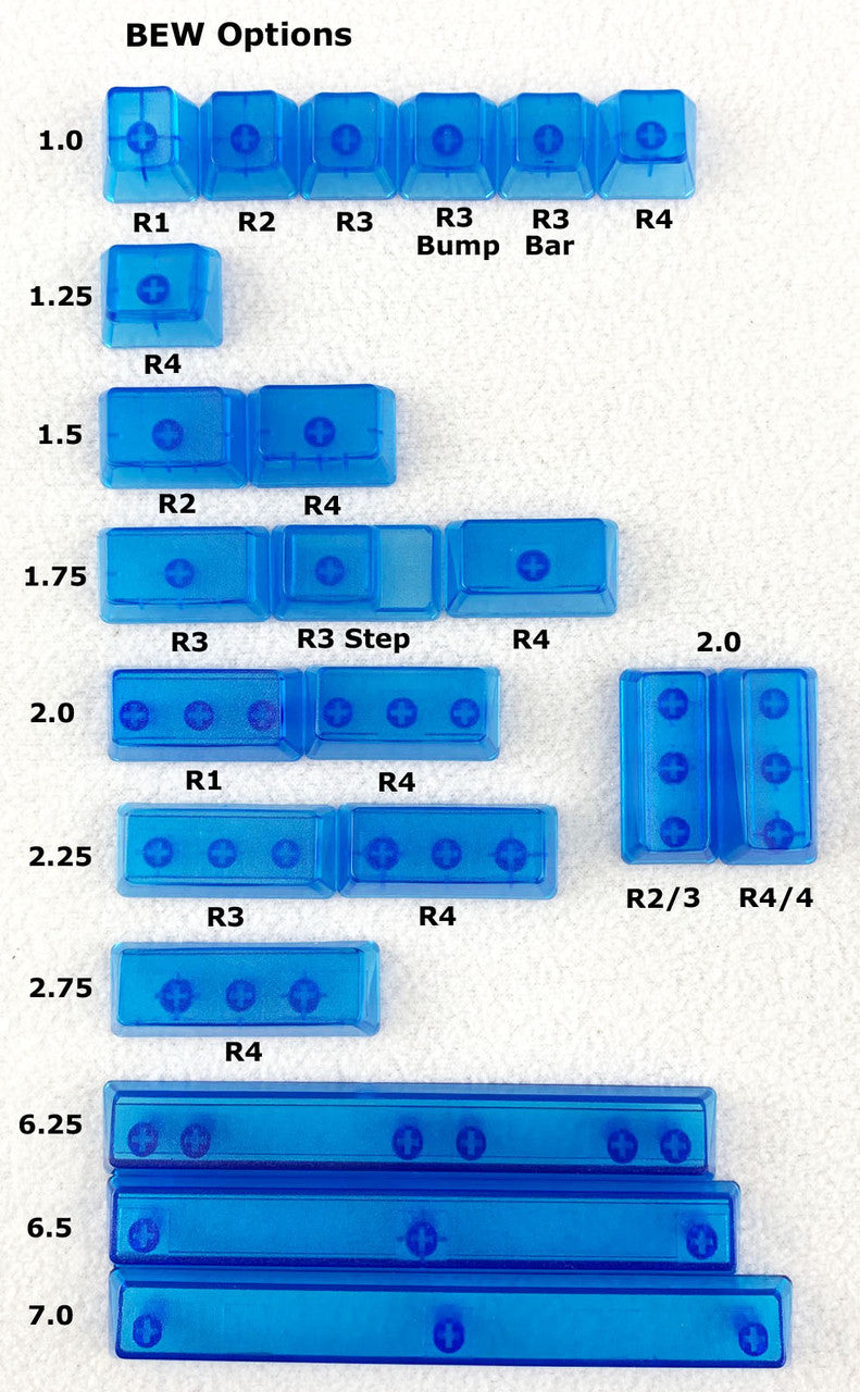 DCS Color Translucent - Individual Keycaps