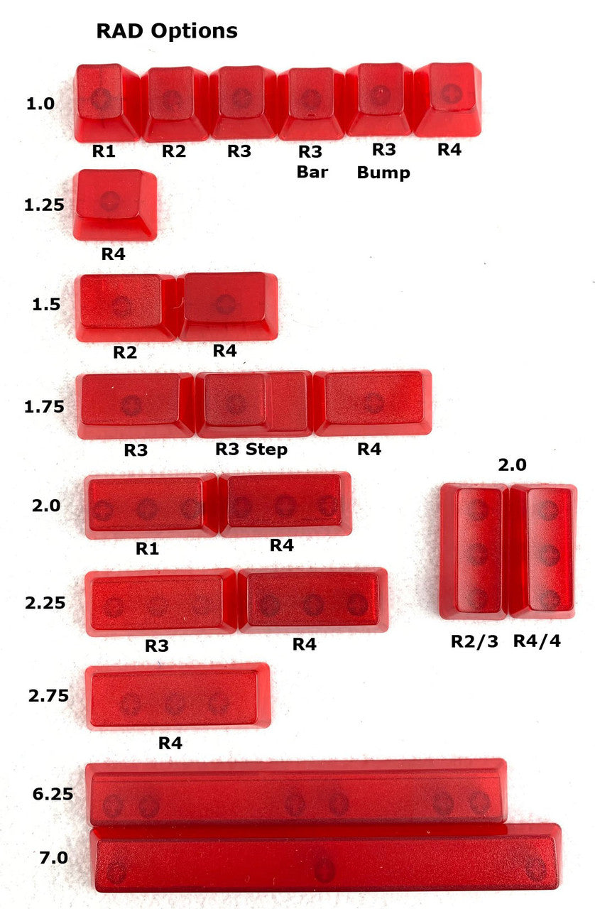DCS Color Translucent - Individual Keycaps