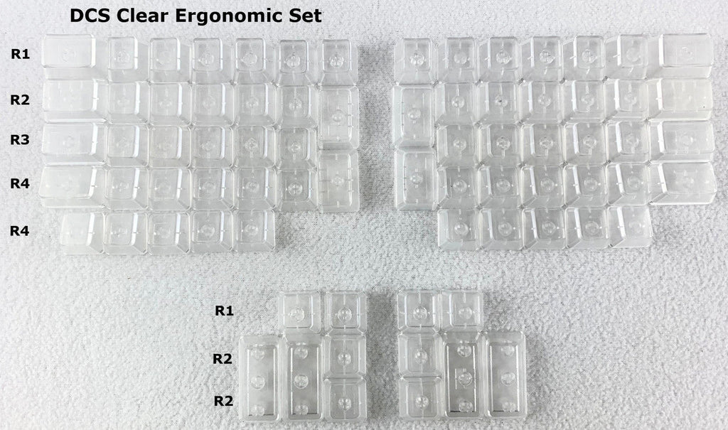 DCS Clear - Individual Keycaps