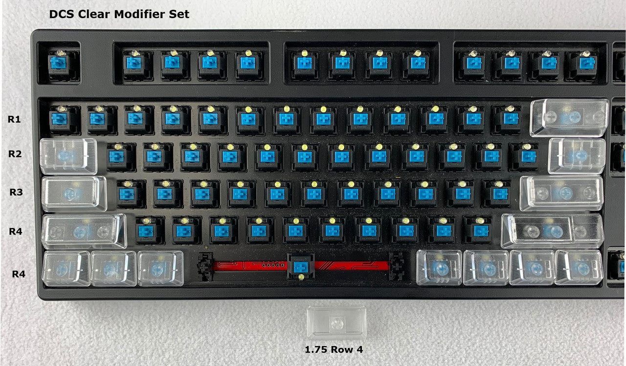 DCS Clear - Individual Keycaps